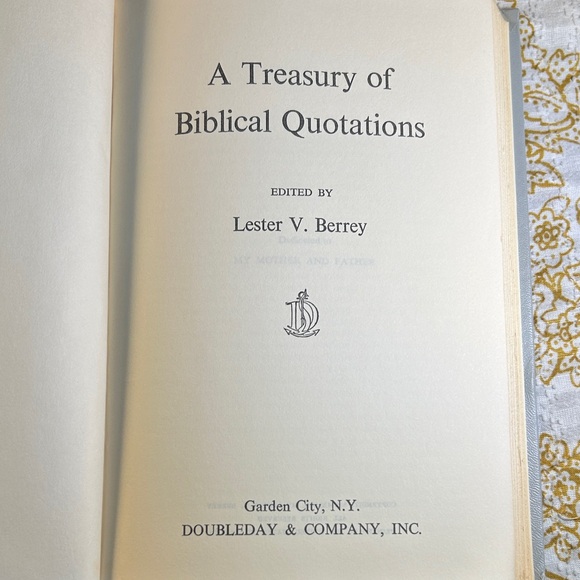 White Hardcover Book with Red Text - Picture 5 of 5